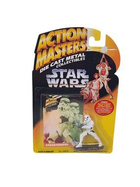 1994 Kenner Star Wars Action Masters Stormtrooper Die Cast Carded 62675 NWT